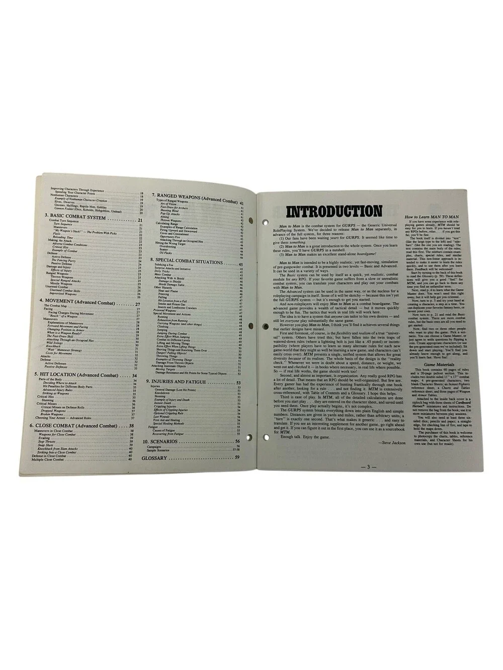 SJG GURPS Fantasy Man to Man VG+